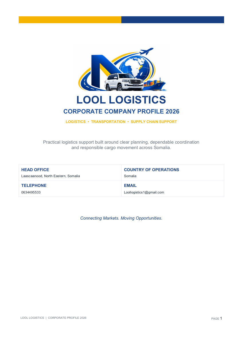 LOOL Logistics corporate profile